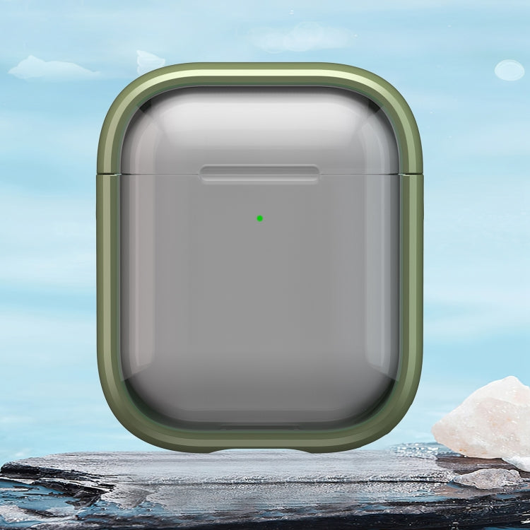 TPU Hybrid PC Case with Holder, For AirPods 1 / 2