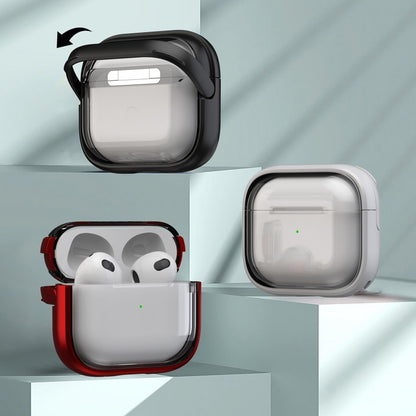 TPU Hybrid PC Case with Holder, For AirPods 1 / 2