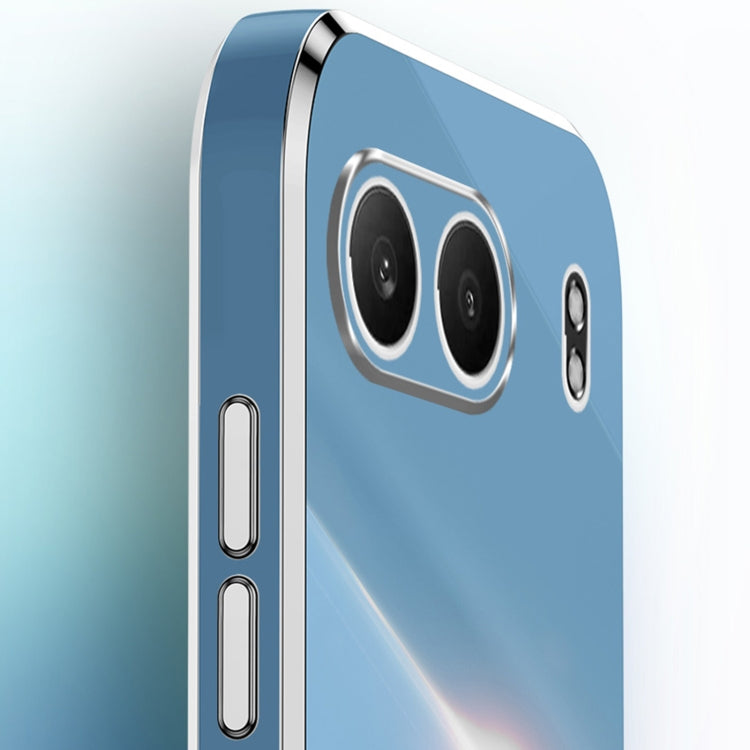 XINLI Straight Edge 6D Electroplate TPU Phone Case with Ring Holder, For OnePlus Nord 4, For OnePlus Ace 3 Pro, For OnePlus Ace 3V