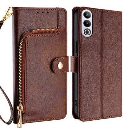 Zipper Bag Leather Phone Case, For OnePlus Ace 5 / 5 Pro, For OnePlus Ace 3 Pro 5G, For OnePlus Nord CE 4 Lite 5G, For OnePlus Ace 3V 5G, For OnePlus Nord CE4