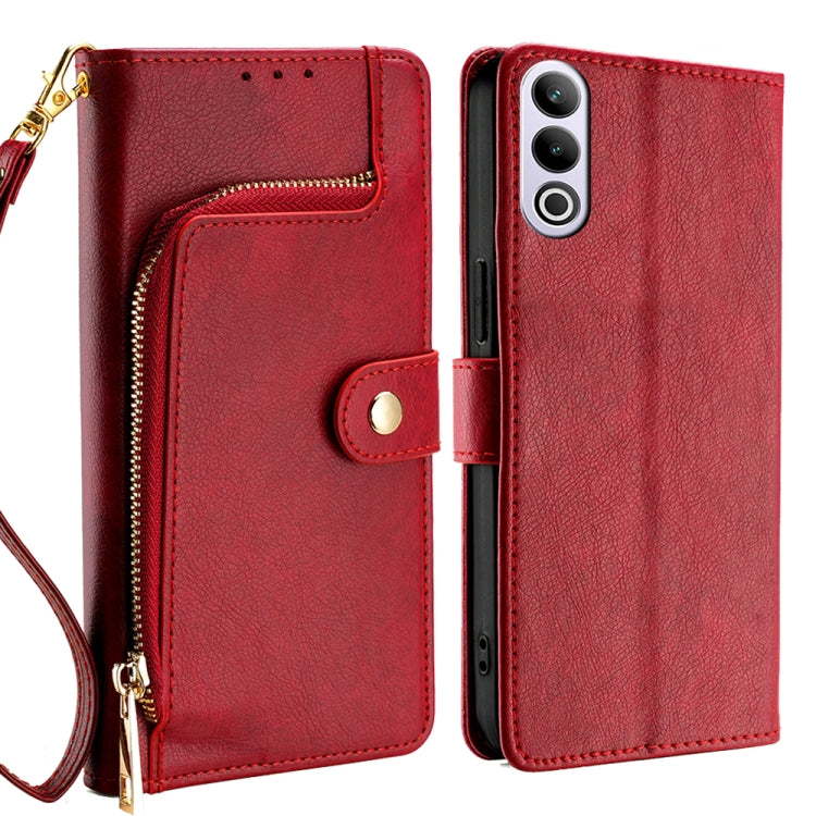 Zipper Bag Leather Phone Case, For OnePlus Ace 5 / 5 Pro, For OnePlus Ace 3 Pro 5G, For OnePlus Nord CE 4 Lite 5G, For OnePlus Ace 3V 5G, For OnePlus Nord CE4