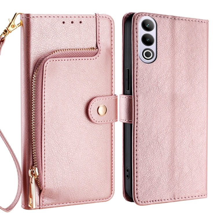 Zipper Bag Leather Phone Case, For OnePlus Ace 5 / 5 Pro, For OnePlus Ace 3 Pro 5G, For OnePlus Nord CE 4 Lite 5G, For OnePlus Ace 3V 5G, For OnePlus Nord CE4