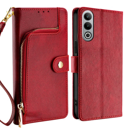 Zipper Bag Leather Phone Case, For OnePlus Ace 5 / 5 Pro, For OnePlus Ace 3 Pro 5G, For OnePlus Nord CE 4 Lite 5G, For OnePlus Ace 3V 5G, For OnePlus Nord CE4