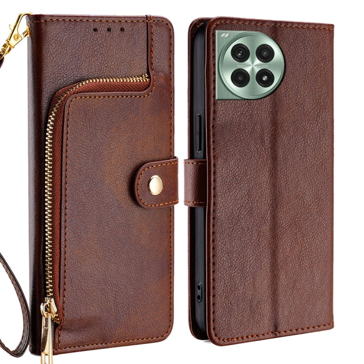 Zipper Bag Leather Phone Case, For OnePlus Ace 5 / 5 Pro, For OnePlus Ace 3 Pro 5G, For OnePlus Nord CE 4 Lite 5G, For OnePlus Ace 3V 5G, For OnePlus Nord CE4