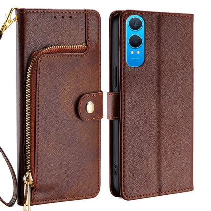 Zipper Bag Leather Phone Case, For OnePlus Ace 5 / 5 Pro, For OnePlus Ace 3 Pro 5G, For OnePlus Nord CE 4 Lite 5G, For OnePlus Ace 3V 5G, For OnePlus Nord CE4