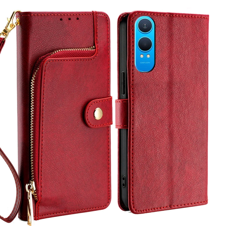 Zipper Bag Leather Phone Case, For OnePlus Ace 5 / 5 Pro, For OnePlus Ace 3 Pro 5G, For OnePlus Nord CE 4 Lite 5G, For OnePlus Ace 3V 5G, For OnePlus Nord CE4