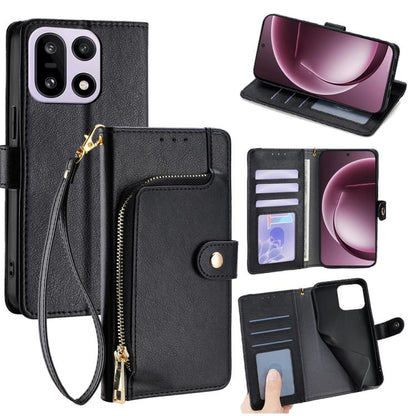 Zipper Bag Leather Phone Case, For OnePlus 15T 5G, For OnePlus Turbo 6 / 6V, For OnePlus Ace 6, For OnePlus 15 5G, For OnePlus Ace 5 Ultra / Nord 5, For OnePlus Ace 5 Racing / Nord CE5