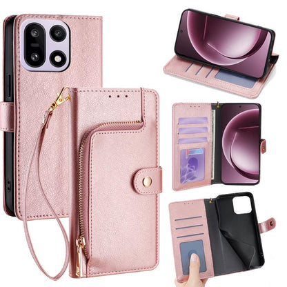 Zipper Bag Leather Phone Case, For OnePlus 15T 5G, For OnePlus Turbo 6 / 6V, For OnePlus Ace 6, For OnePlus 15 5G, For OnePlus Ace 5 Ultra / Nord 5, For OnePlus Ace 5 Racing / Nord CE5