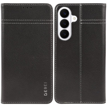 GEBEI Top-grain Horizontal Flip Leather Phone Case, For Galaxy S26+ 5G, For Galaxy S26 Ultra 5G, For Galaxy S26 5G, For Galaxy S25 5G, For Galaxy S25+ 5G, For Galaxy S25 Ultra 5G