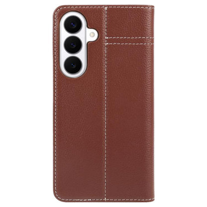 GEBEI Top-grain Horizontal Flip Leather Phone Case, For Galaxy S26+ 5G, For Galaxy S26 Ultra 5G, For Galaxy S26 5G, For Galaxy S25 5G, For Galaxy S25+ 5G, For Galaxy S25 Ultra 5G
