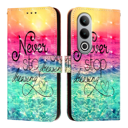 3D Painting Horizontal Flip Leather Phone Case, For OnePlus Nord CE4, For OnePlus 12R 5G Global, For OnePlus 12 5G Global