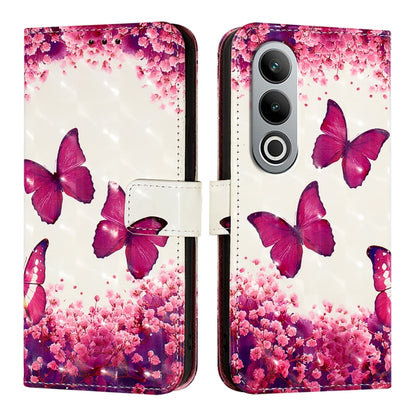 3D Painting Horizontal Flip Leather Phone Case, For OnePlus Nord CE4, For OnePlus 12R 5G Global, For OnePlus 12 5G Global