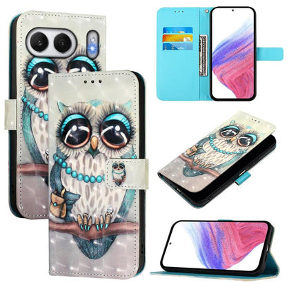 3D Painting Horizontal Flip Leather Phone Case, For OnePlus 13R / Ace 5 / 5 Pro, For OnePlus Nord 4 5G, For OnePlus Nord CE4 Lite