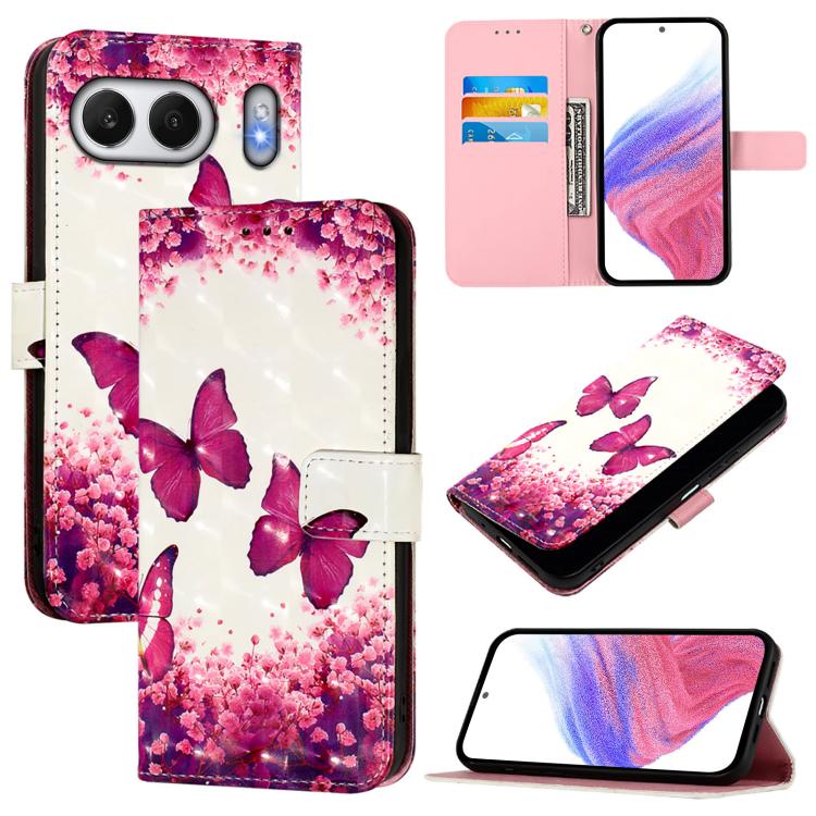 3D Painting Horizontal Flip Leather Phone Case, For OnePlus 13R / Ace 5 / 5 Pro, For OnePlus Nord 4 5G, For OnePlus Nord CE4 Lite