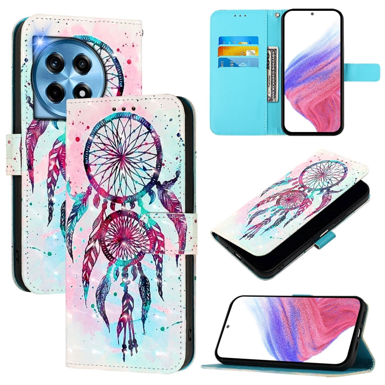 3D Painting Horizontal Flip Leather Phone Case, For OnePlus Nord CE4, For OnePlus 12R 5G Global, For OnePlus 12 5G Global