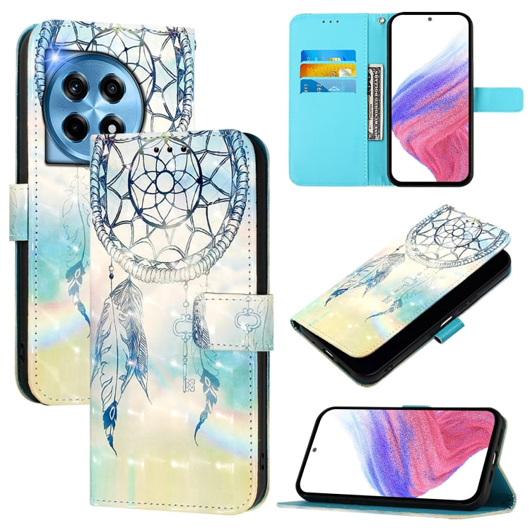 3D Painting Horizontal Flip Leather Phone Case, For OnePlus Nord CE4, For OnePlus 12R 5G Global, For OnePlus 12 5G Global
