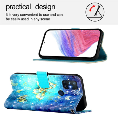 3D Painting Horizontal Flip Leather Phone Case, For OnePlus Nord N10 5G