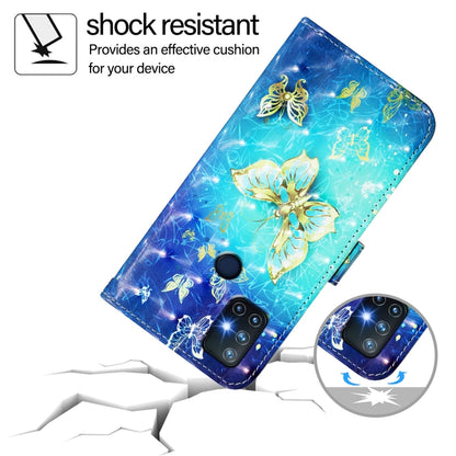 3D Painting Horizontal Flip Leather Phone Case, For OnePlus Nord N10 5G