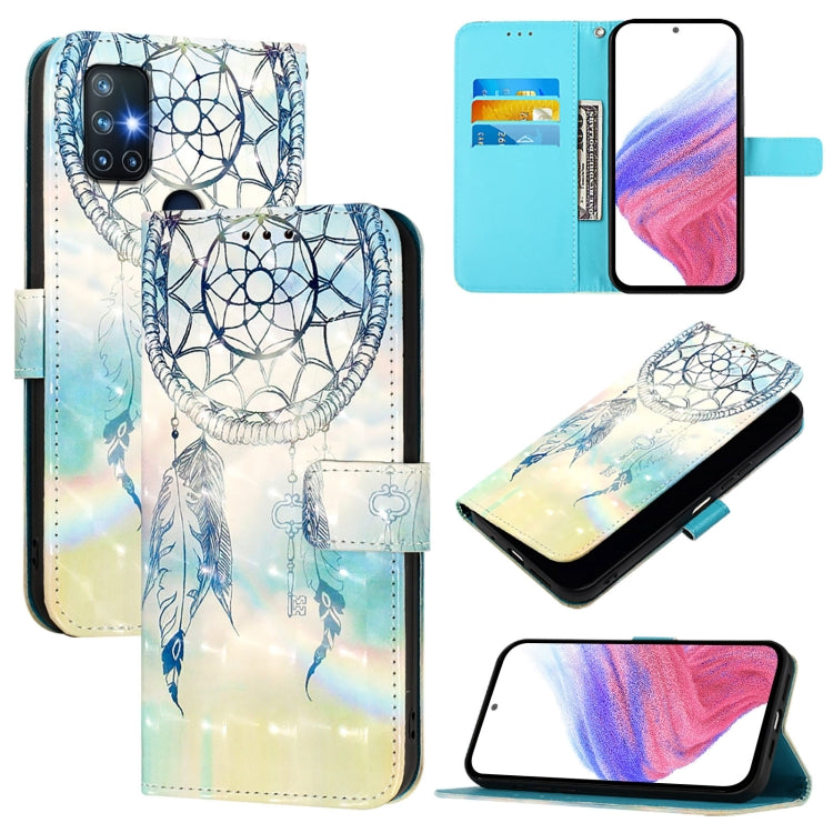 3D Painting Horizontal Flip Leather Phone Case, For OnePlus Nord N10 5G