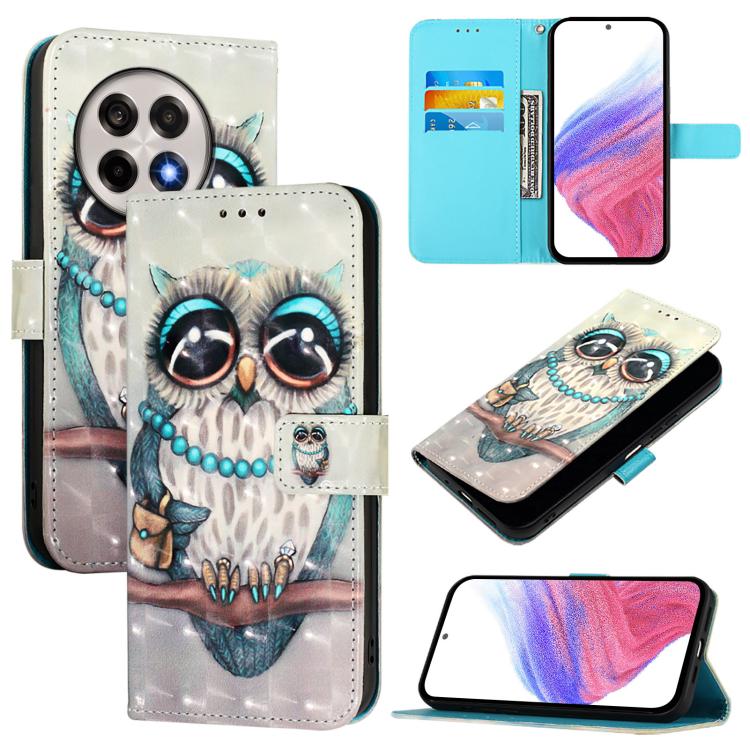3D Painting Horizontal Flip Leather Phone Case, For OnePlus 13R / Ace 5 / 5 Pro, For OnePlus Nord 4 5G, For OnePlus Nord CE4 Lite