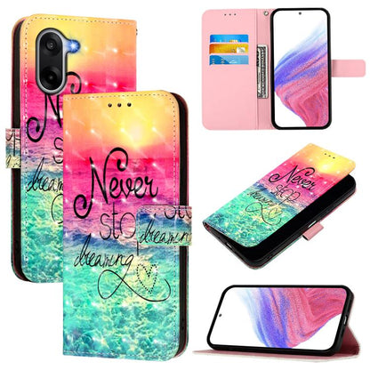 3D Painting Horizontal Flip Leather Phone Case, For OnePlus Turbo 6 / Turbo 6V 5G, For OnePlus Ace 5 Ultra, For OnePlus Ace 5 Racing