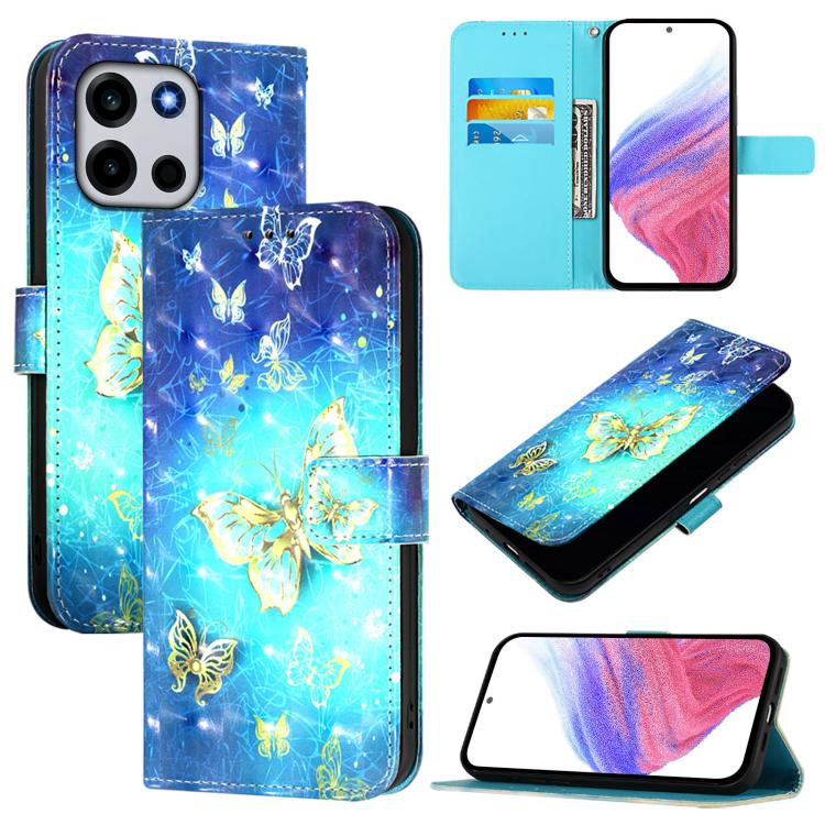 3D Painting Horizontal Flip Leather Phone Case, For OnePlus Turbo 6 / Turbo 6V 5G, For OnePlus Ace 5 Ultra, For OnePlus Ace 5 Racing