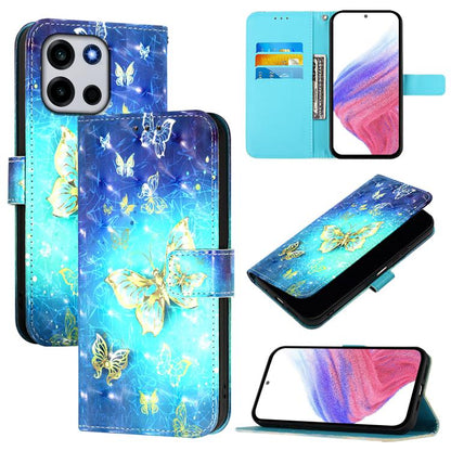 3D Painting Horizontal Flip Leather Phone Case, For OnePlus Turbo 6 / Turbo 6V 5G, For OnePlus Ace 5 Ultra, For OnePlus Ace 5 Racing