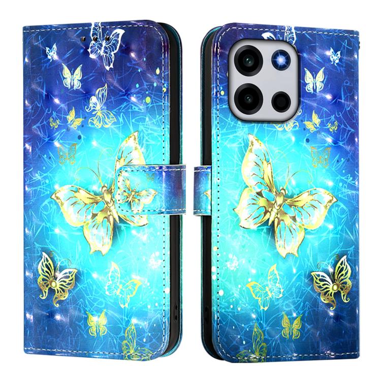 3D Painting Horizontal Flip Leather Phone Case, For OnePlus Turbo 6 / Turbo 6V 5G, For OnePlus Ace 5 Ultra, For OnePlus Ace 5 Racing