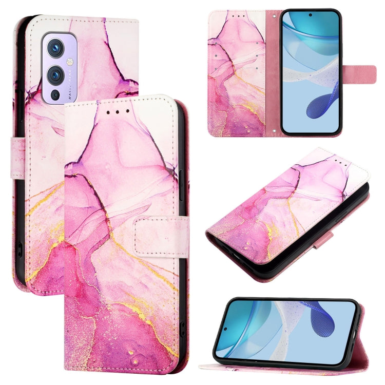 PT003 Marble Pattern Flip Leather Phone Case, For OnePlus 9, For OnePlus Nord N10 5G