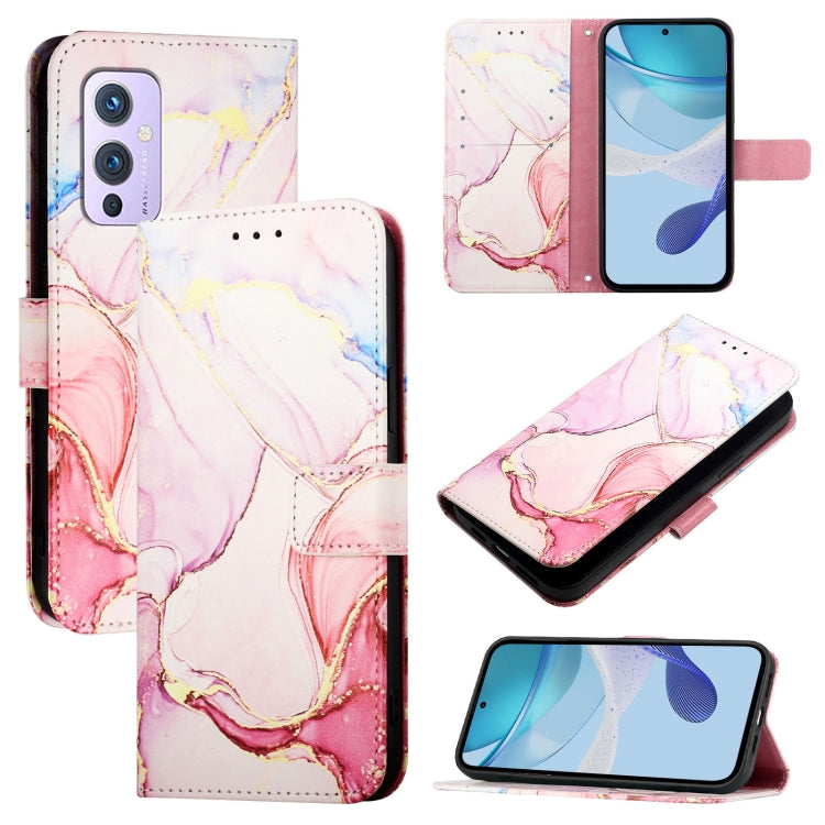 PT003 Marble Pattern Flip Leather Phone Case, For OnePlus 9, For OnePlus Nord N10 5G