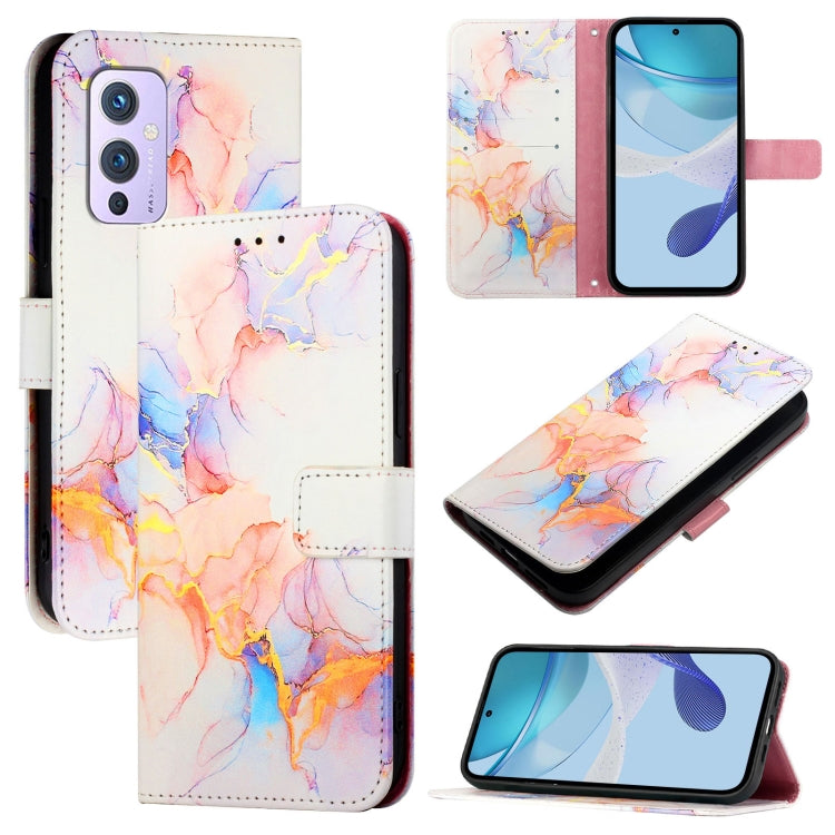 PT003 Marble Pattern Flip Leather Phone Case, For OnePlus 9, For OnePlus Nord N10 5G