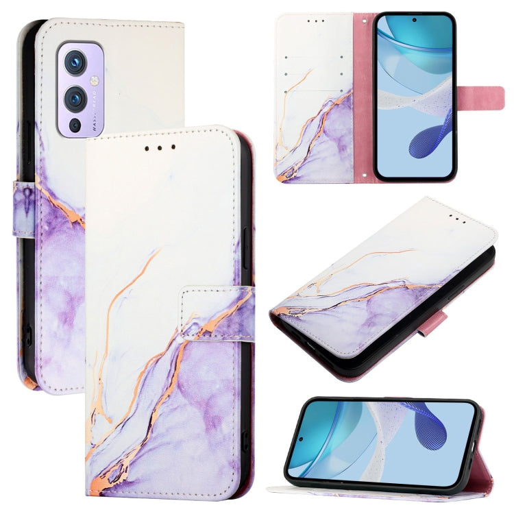 PT003 Marble Pattern Flip Leather Phone Case, For OnePlus 9, For OnePlus Nord N10 5G
