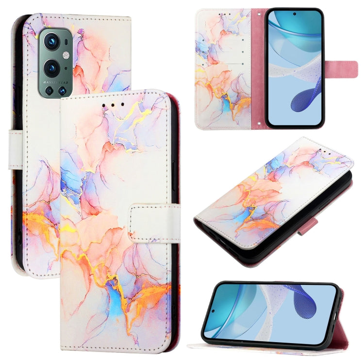 PT003 Marble Pattern Flip Leather Phone Case, For OnePlus Ace 2V / Nord 3, For OnePlus Nord N300, For OnePlus 9R / 8T, For OnePlus 9 Pro