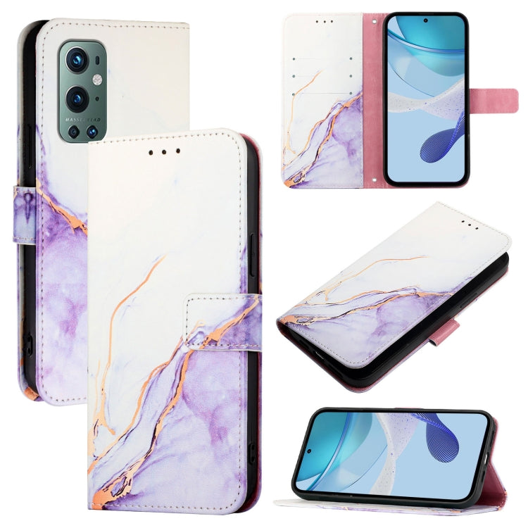 PT003 Marble Pattern Flip Leather Phone Case, For OnePlus Ace 2V / Nord 3, For OnePlus Nord N300, For OnePlus 9R / 8T, For OnePlus 9 Pro