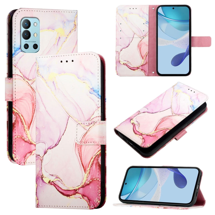 PT003 Marble Pattern Flip Leather Phone Case, For OnePlus Ace 2V / Nord 3, For OnePlus Nord N300, For OnePlus 9R / 8T, For OnePlus 9 Pro