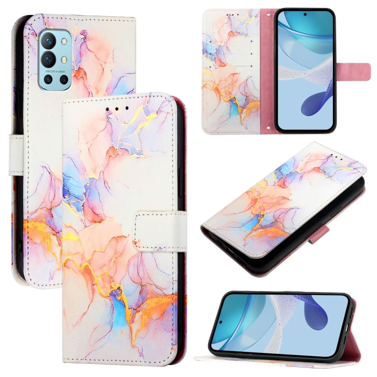 PT003 Marble Pattern Flip Leather Phone Case, For OnePlus Ace 2V / Nord 3, For OnePlus Nord N300, For OnePlus 9R / 8T, For OnePlus 9 Pro