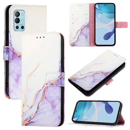 PT003 Marble Pattern Flip Leather Phone Case, For OnePlus Ace 2V / Nord 3, For OnePlus Nord N300, For OnePlus 9R / 8T, For OnePlus 9 Pro