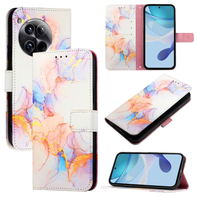 PT003 Marble Pattern Flip Leather Phone Case, For OnePlus Nord CE4, For OnePlus Nord N30 SE 5G, For OnePlus 12R 5G Global, For OnePlus 12 5G Global