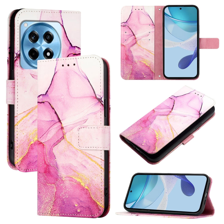 PT003 Marble Pattern Flip Leather Phone Case, For OnePlus Nord CE4, For OnePlus Nord N30 SE 5G, For OnePlus 12R 5G Global, For OnePlus 12 5G Global