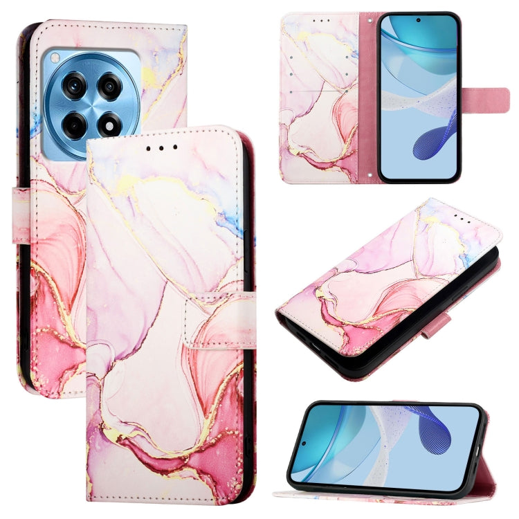 PT003 Marble Pattern Flip Leather Phone Case, For OnePlus Nord CE4, For OnePlus Nord N30 SE 5G, For OnePlus 12R 5G Global, For OnePlus 12 5G Global