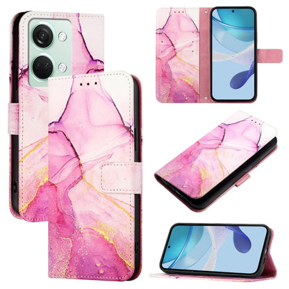 PT003 Marble Pattern Flip Leather Phone Case, For OnePlus Ace 2V / Nord 3, For OnePlus Nord N300, For OnePlus 9R / 8T, For OnePlus 9 Pro