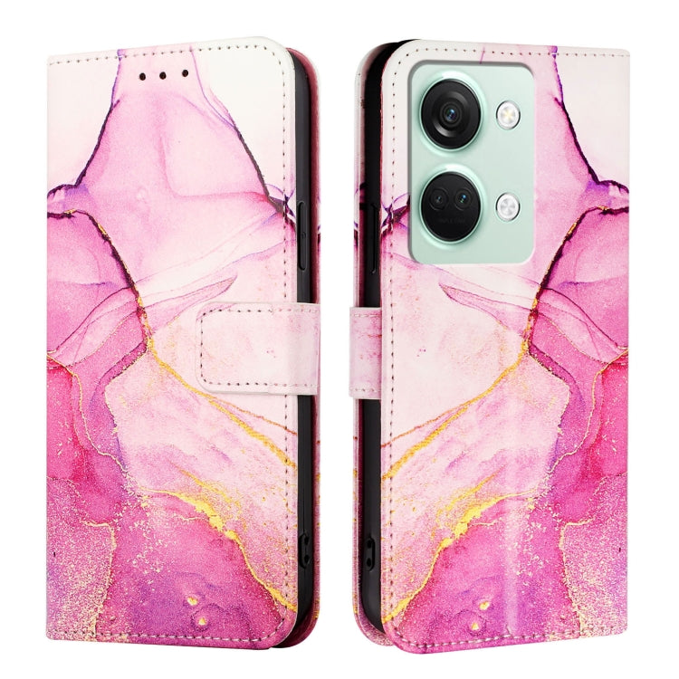 PT003 Marble Pattern Flip Leather Phone Case, For OnePlus Ace 2V / Nord 3, For OnePlus Nord N300, For OnePlus 9R / 8T, For OnePlus 9 Pro