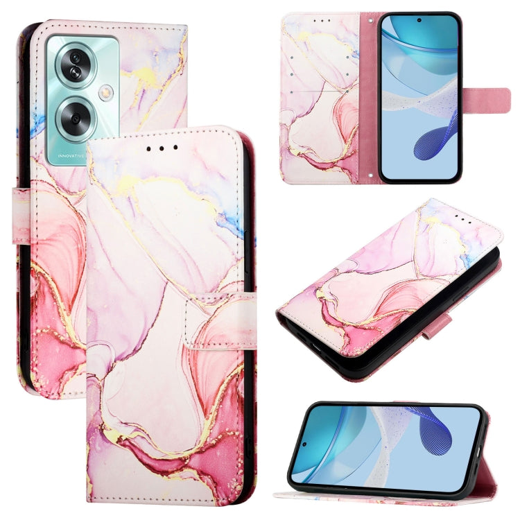 PT003 Marble Pattern Flip Leather Phone Case, For OnePlus Nord CE4, For OnePlus Nord N30 SE 5G, For OnePlus 12R 5G Global, For OnePlus 12 5G Global