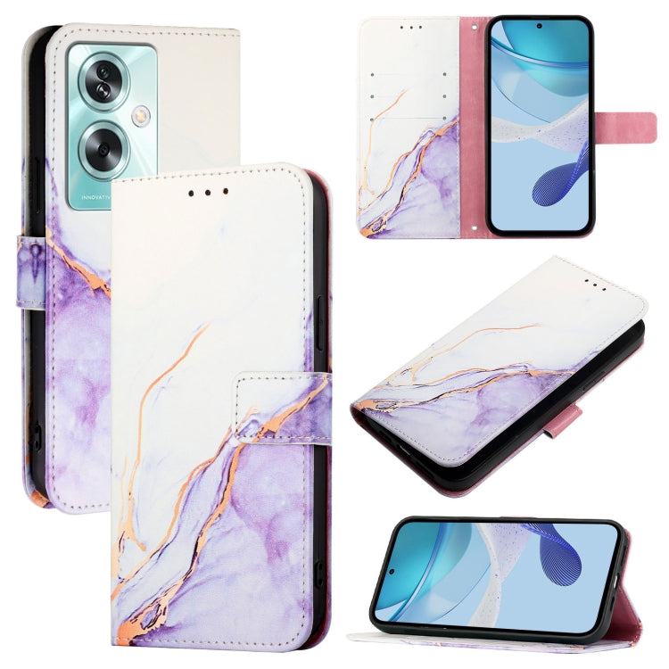 PT003 Marble Pattern Flip Leather Phone Case, For OnePlus Nord CE4, For OnePlus Nord N30 SE 5G, For OnePlus 12R 5G Global, For OnePlus 12 5G Global