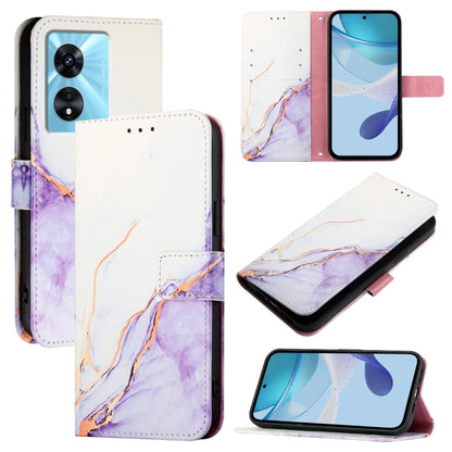 PT003 Marble Pattern Flip Leather Phone Case, For OnePlus Ace 2V / Nord 3, For OnePlus Nord N300, For OnePlus 9R / 8T, For OnePlus 9 Pro