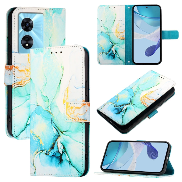 PT003 Marble Pattern Flip Leather Phone Case, For OnePlus Ace 2V / Nord 3, For OnePlus Nord N300, For OnePlus 9R / 8T, For OnePlus 9 Pro