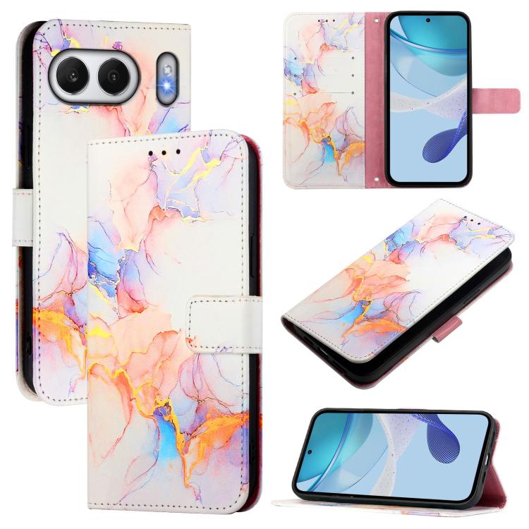 PT003 Marble Pattern Flip Leather Phone Case, For OnePlus 13R / Ace 5 / 5 Pro, For OnePlus Nord 4 5G, For OnePlus Nord CE4 Lite, For OnePlus Nord CE 2 Lite 5G / Nord 2 Lite