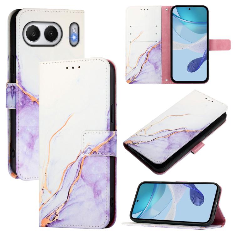 PT003 Marble Pattern Flip Leather Phone Case, For OnePlus 13R / Ace 5 / 5 Pro, For OnePlus Nord 4 5G, For OnePlus Nord CE4 Lite, For OnePlus Nord CE 2 Lite 5G / Nord 2 Lite