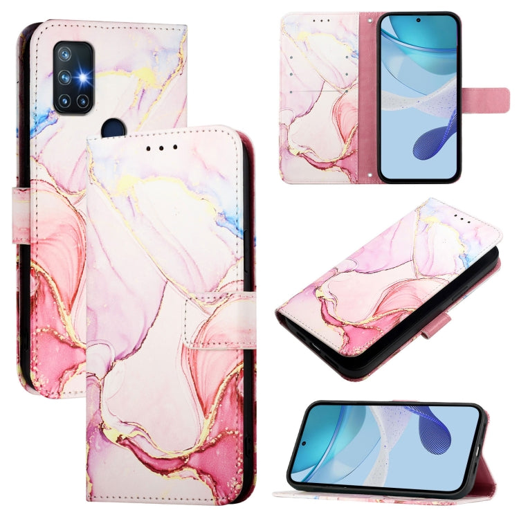PT003 Marble Pattern Flip Leather Phone Case, For OnePlus 9, For OnePlus Nord N10 5G