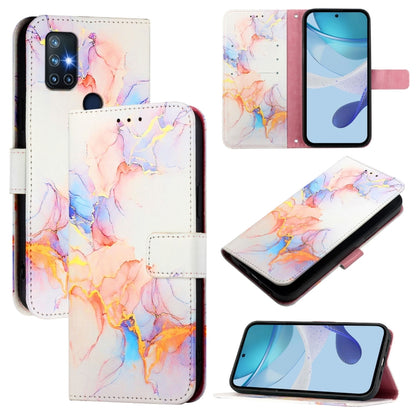 PT003 Marble Pattern Flip Leather Phone Case, For OnePlus 9, For OnePlus Nord N10 5G